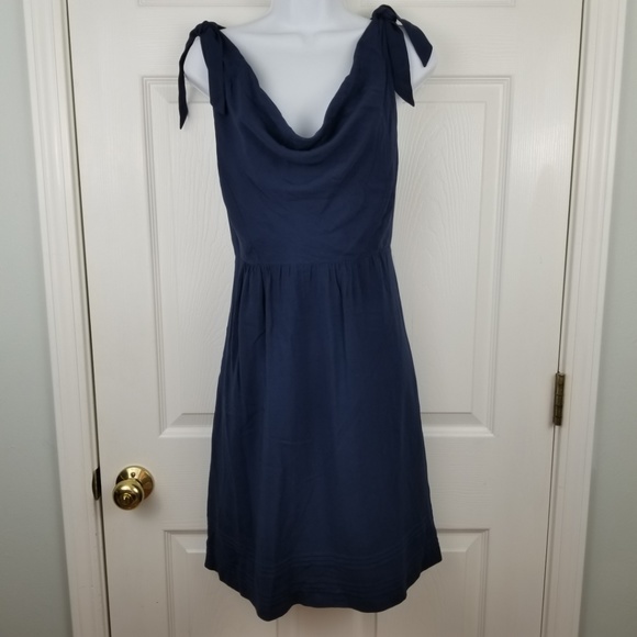 Anthropologie Dresses & Skirts - Maeve Anthropologie Navy Blue Sleeveless Dress
